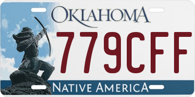 OK license plate 779CFF