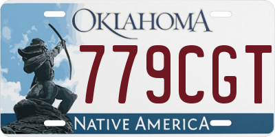 OK license plate 779CGT