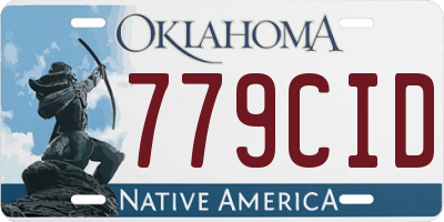 OK license plate 779CID