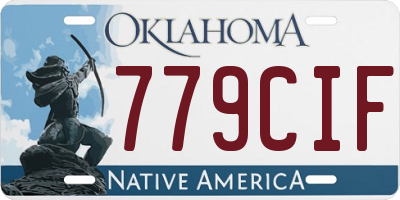 OK license plate 779CIF