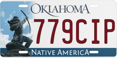 OK license plate 779CIP