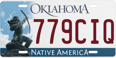 OK license plate 779CIQ