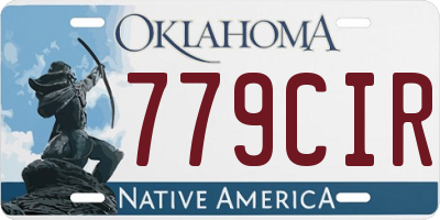 OK license plate 779CIR