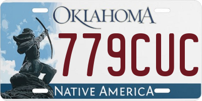 OK license plate 779CUC