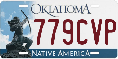 OK license plate 779CVP