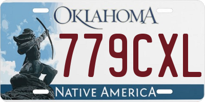 OK license plate 779CXL