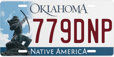 OK license plate 779DNP