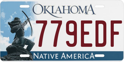 OK license plate 779EDF