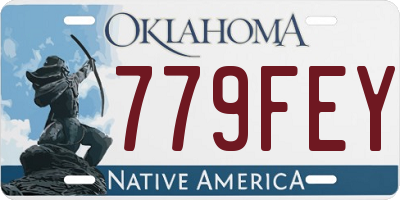 OK license plate 779FEY