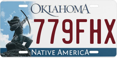 OK license plate 779FHX