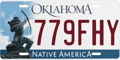 OK license plate 779FHY