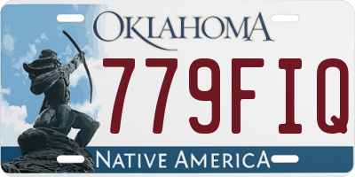 OK license plate 779FIQ