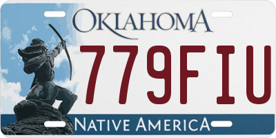 OK license plate 779FIU