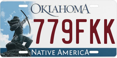 OK license plate 779FKK