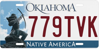 OK license plate 779TVK