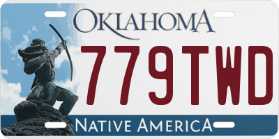 OK license plate 779TWD