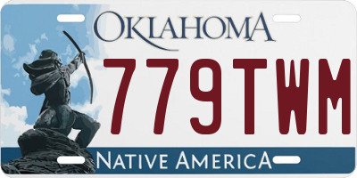 OK license plate 779TWM