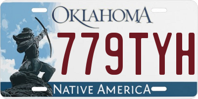 OK license plate 779TYH