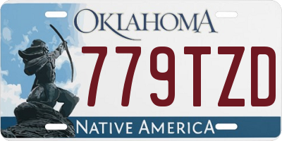 OK license plate 779TZD