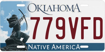 OK license plate 779VFD