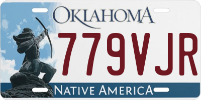 OK license plate 779VJR
