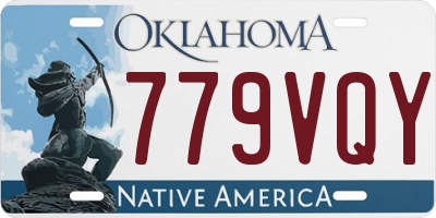 OK license plate 779VQY
