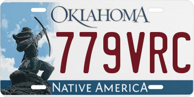 OK license plate 779VRC