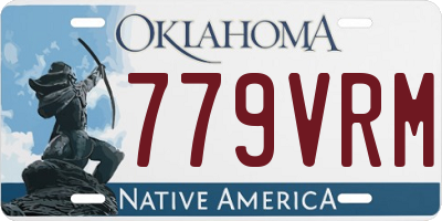 OK license plate 779VRM