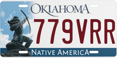 OK license plate 779VRR