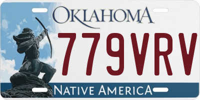OK license plate 779VRV