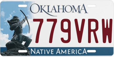OK license plate 779VRW
