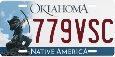 OK license plate 779VSC