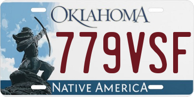 OK license plate 779VSF