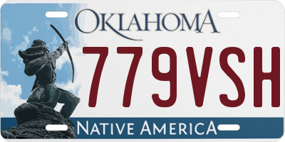 OK license plate 779VSH