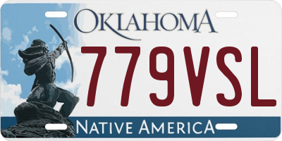 OK license plate 779VSL