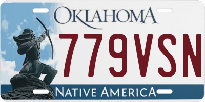 OK license plate 779VSN