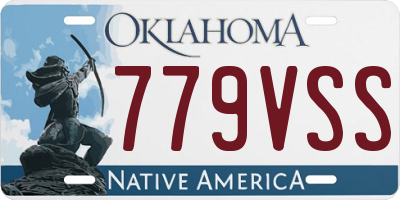 OK license plate 779VSS