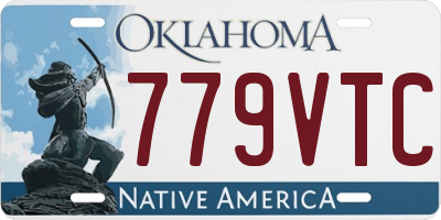 OK license plate 779VTC