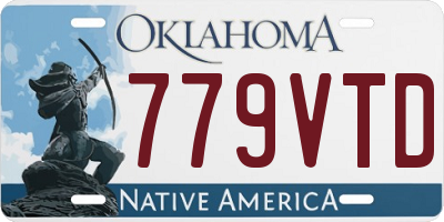 OK license plate 779VTD