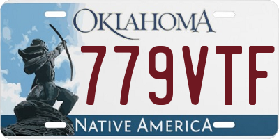 OK license plate 779VTF