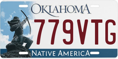 OK license plate 779VTG