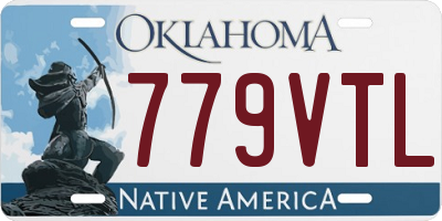 OK license plate 779VTL