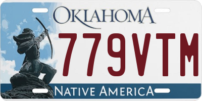 OK license plate 779VTM