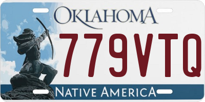 OK license plate 779VTQ