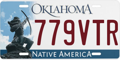 OK license plate 779VTR