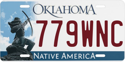 OK license plate 779WNC
