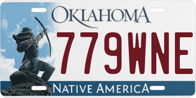 OK license plate 779WNE