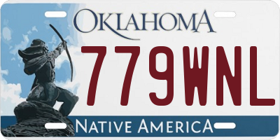 OK license plate 779WNL