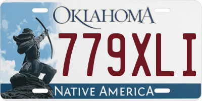 OK license plate 779XLI