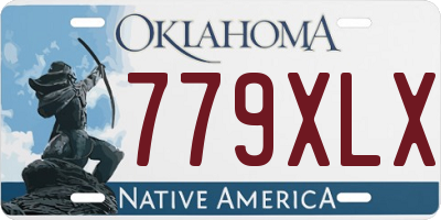 OK license plate 779XLX